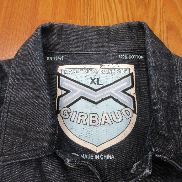 VTG MARITHE FRANCOIS GIRBAUD DENIM 100% COTTON JEAN JACKET Sz X-LARGE, XL - Picture 4 of 5